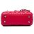 Dior Mini Lady Dior 8 Crystal aus rotem Lammleder Cannage - Ansicht 3