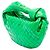 Bottega Veneta Mini Jodie in Nappa Intrecciato Verde - vista 2