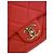 Chanel Red Small Lambskin Elegant Chain Single Flap Rouge - vue 5