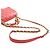 Chanel Red Small Lambskin Elegant Chain Single Flap Rouge - vue 9