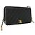 Chanel Black CC Quilted Lambskin Turnlock Full Single Flap Nero - vista 12