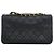 Chanel Black CC Quilted Lambskin Turnlock Full Single Flap Nero - vista 2