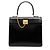 Céline Celine Black Leather Toggle Clasp Top Handle Bag