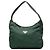 Borsa a tracolla Prada Mini Tessuto Re Edition 2000 Verde Verde scuro