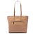 Prada Brown Vitello Daino Shopper Tote Light brown