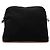 Hermès Black Toile Bolide Trousse De Voyage MM Negro
