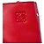 LOEWE Bandolera asimétrica Anagram de piel granulada roja - vista 5