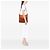 Sac cabas convertible ouvert Prada Orange Vitello Daino - vue 5