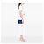 Chanel Blue Small Quilted Grained Calfskin Label Click Flap Blau - Ansicht 6