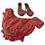 D&G Dolce & Gabbana Set aus Oberteil und Mules in Rot-Weißem Karomuster
