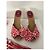 D&G Dolce & Gabbana Set aus Oberteil und Mules in Rot-Weißem Karomuster - Ansicht 2