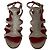 Sandalias de tacón Cesare Paciotti con strass Roja Beige