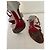 Sandalias de tacón Cesare Paciotti con strass Roja Beige - vista 2