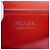 Borsa a tracolla Prada Time Lag in pelle Rosso - vista 5