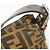 Bolso de hombro Fendi Zucca de nailon y lona Castaño - vista 6