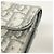 Christian Dior Tri-fold Portemonnaie aus grauem Canvas Braun - Ansicht 5