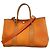 Hermès Bolso Tote Hermes Garden TPM Toile Officier Naranja
