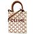 Céline Celine Triomphe Mini Vertical Cabas Handtasche Weiß