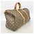 Louis Vuitton Boston Monogram Keepall 50 Castaño - vista 2