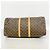 Louis Vuitton Boston Monogram Keepall 55 Castaño - vista 3