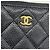Portafoglio lungo Chanel in pelle di vitello grana nera Nero - vista 9