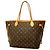 Louis Vuitton Monogram Neverfull MM Tote Bag Brown
