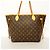 Louis Vuitton Monogram Neverfull MM Tote Bag Brown - view 11