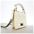Sac à main Chanel 2.55 Matelassé en cuir blanc - vue 2