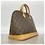 Louis Vuitton Alma Monogram Handtasche Braun - Ansicht 2
