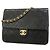 Chanel Matelassé Chain Shoulder Bag Black