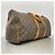 Sac Louis Vuitton Boston Monogram Keepall 45 Marron - vue 2