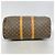 Sac Louis Vuitton Boston Monogram Keepall 45 Marron - vue 3