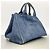 Prada Canapa Denim Tote Bag Blau - Ansicht 2