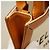 Céline Celine Mini Vertical Cabas Handtasche Braun Roh - Ansicht 9