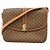 Céline Celine Macadam Shoulder Bag Brown