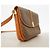 Céline Celine Macadam Shoulder Bag Brown - view 2