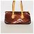 Borsa a tracolla Louis Vuitton Vernis Rosewood Avenue Bordò - vista 11