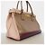 Borsa in pelle Gancini Salvatore Ferragamo Marrone Beige - vista 2