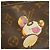 Bolso de hombro Louis Vuitton Monogram Panda Trotteur Castaño - vista 11