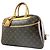 Louis Vuitton Deuville Monogram Canvas Handtasche Braun