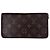 Louis Vuitton Monogram Zip-Around Wallet Brown