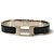 Hermès Brazalete Clic H GM Esmalte Negro Mate Hardware de plata