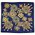 Lenço Chanel de seda estampado joias Azul Verde Roxo Gold hardware