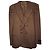 Loro Piana Brown Wool Double-Breasted Jacket