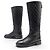 BOTAS CHANEL LOGO CC G29323 CUERO ACOLCHADO MARRÓN Castaño