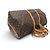 BORSA DA VIAGGIO A MANO VINTAGE LOUIS VUITTON KEEPALL 55 MONOGRAM BANDOULIERE Marrone - vista 4