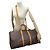 BORSA DA VIAGGIO A MANO VINTAGE LOUIS VUITTON KEEPALL 55 MONOGRAM BANDOULIERE Marrone - vista 5