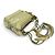 BOLSA DE MÃO CHANEL GABRIELLE PM EM COURO MATELASSÉ DOURADO COM ALÇA - vista 4