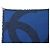NEUES CHANEL LOGO CC SEIDENTUCH IN BLAU MIT FRANSEN CARRE BLUE SILK SCARF - Ansicht 2