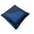 NEUES CHANEL LOGO CC SEIDENTUCH IN BLAU MIT FRANSEN CARRE BLUE SILK SCARF - Ansicht 7